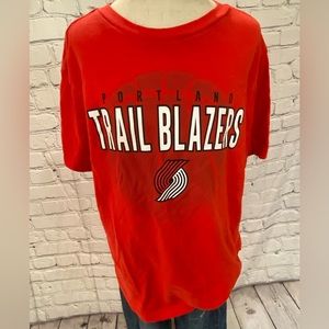 NBA Portland Trailblazers L(10-12) Red Short-sleeved T-Shirt